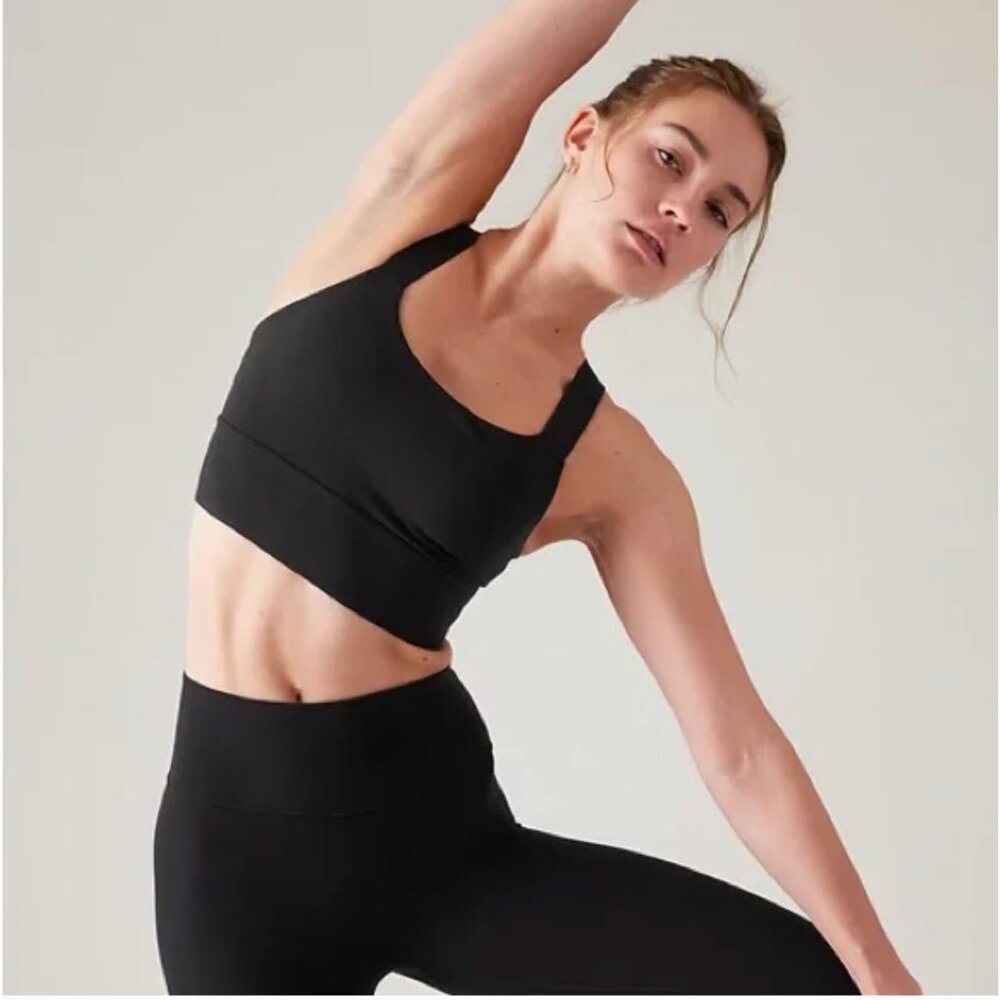 Athleta Warrior Longline Bra A-C Cup UPF 50+